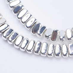 Chapelets de perles en hématite synthétique sans magnétiques&nbsp;G-J382-2x4x2mm-B04