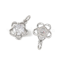 Shegrace Messing-Anhänger mit klarem Zirkonia-Pavé&nbsp;XGRQ4N940-720P