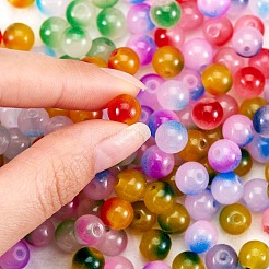 200 Stück 10 Farben sprühlackierte Glasperlen&nbsp;GLAA-SZ0001-79