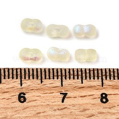 Glas mattierte Saatperlen-Perlen&nbsp;LS-SEED-NH0002-01F