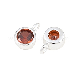 Charms in ottone zirconi a pavé di ottone&nbsp;KK-CBABC34-08S-01