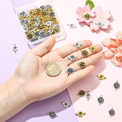 80 pièce 4 styles de liens/connecteurs de style tibétain&nbsp;TIBEB-YW0001-39