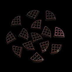 Leuchtende Harz-Imitat-Schokolade-Decoden-Cabochons&nbsp;RESI-K036-28F-02