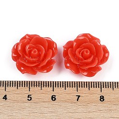 Perle intagliate in corallo sintetico&nbsp;CORA-M001-04D