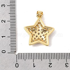 Messing micro pave klare zirkonia anhänger&nbsp;KK-A296-10B-G