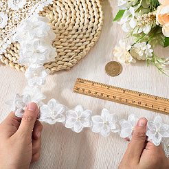 2 Yard Blumen-Polyester-Spitzenbesatz&nbsp;OCOR-CY0002-69C