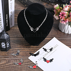 12 pendentif en alliage émaillé de 6 styles&nbsp;FIND-SC0006-48