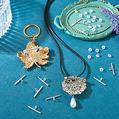 Bélières en tube de laiton&nbsp;DIY-TA0014-37C-S