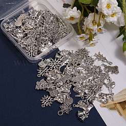 100 pcs 10 styles pendentifs en alliage de style tibétain&nbsp;TIBE-SZ0001-01AS