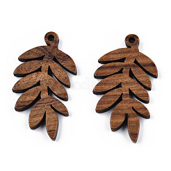 Anhänger aus natürlichem Nussbaumholz&nbsp;WOOD-T023-15