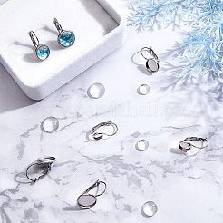 80 pièce de 4 styles de boucles d'oreilles à levier en acier inoxydable 304&nbsp;STAS-UN0024-46