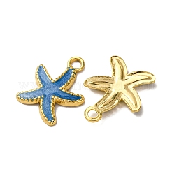 304 Edelstahl-Emaille-Anhänger&nbsp;STAS-L299-19G-05