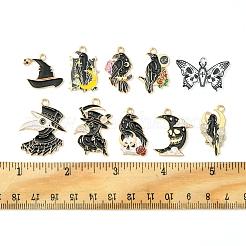 10 Stück 10 Style Legierung Emaille Anhänger&nbsp;ENAM-FS0001-59