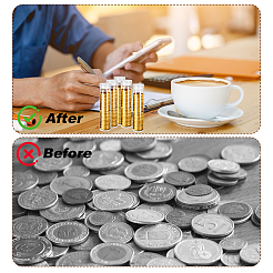 50 caja de plástico para guardar monedas&nbsp;AJEW-GA0010-08