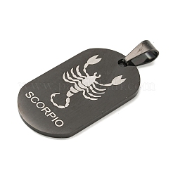 Pendentifs en acier inoxydable chirurgical 316&nbsp;STAS-E212-123EB-01