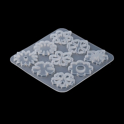 Diy Blumenanhänger Silikonformen&nbsp;DIY-TAC0023-34D