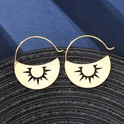 Pendientes colgantes de acero inoxidable 304&nbsp;EJEW-Z118-07G-01
