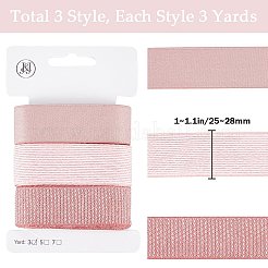 Ruban polyester 9 yards 3 styles&nbsp;SRIB-A014-B02
