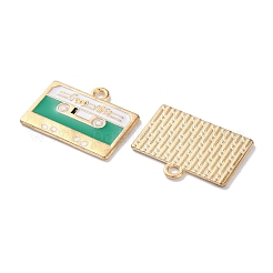 Pendentifs d'émail en alliage&nbsp;ENAM-O001-11K-G