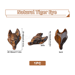 Natürlichen Tigerauge Anhänger&nbsp;G-SC0001-20A