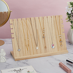 Présentoir à bijoux en bois&nbsp;ODIS-WH0030-177A