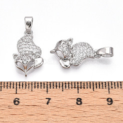 Ottone micro spianare pendenti zirconi&nbsp;KK-T070-84P