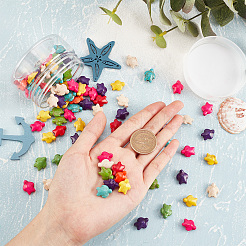 Kit fai da te per realizzare braccialetti elastici con perline di tartaruga&nbsp;DIY-SC0015-28A-B