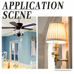 Extensions de chaîne de traction pour ventilateur de plafond en résine&nbsp;AJEW-AB00163