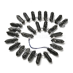Natürliche Larvikit-Doppelendperlenstränge&nbsp;G-H069-A06-01