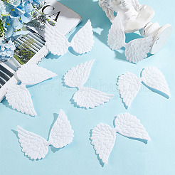 Ahademaker 50pcs Tuch geprägte Flügel Ornament Zubehör&nbsp;FIND-GA0002-55