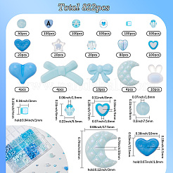 822pcs Acrylperlen&nbsp;MACR-SP0001-65A