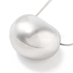 Collane a catena a serpente in acciaio inossidabile 304 con placcatura sotto vuoto anti-ossidazione&nbsp;NJEW-C045-06D-P
