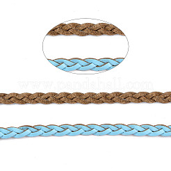 Cordons en cuir pu tressé&nbsp;LC-S018-10M