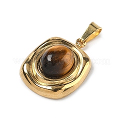 Natürlichen Tigerauge Anhänger&nbsp;STAS-D209-01G-09