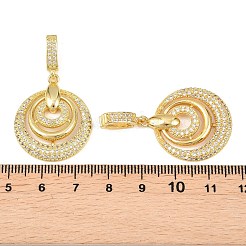 Pendentifs en laiton zircon cubique transparent&nbsp;KK-H262-06B-G