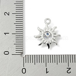 Breloques en laiton avec zircone cubique de micro pave&nbsp;KK-M326-20C-P