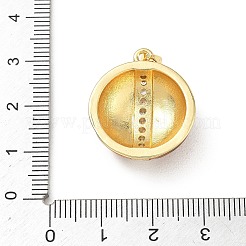 Messing micro pave klare zirkonia anhänger&nbsp;KK-A303-17A-G