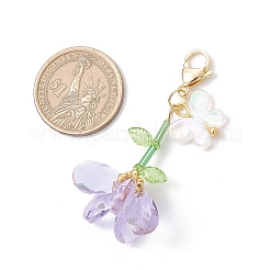 Ensembles de pendentifs décoratifs en forme de papillon faits à la main&nbsp;HJEW-MZ00259-02
