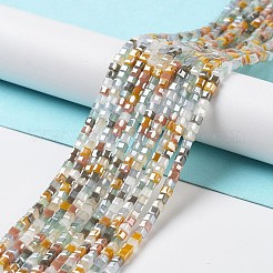 Brins de perles de verre de galvanoplastie de couleur dégradée&nbsp;GLAA-E042-05-B05