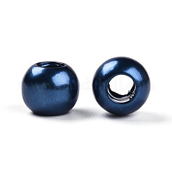 Perles européennes en plastique ABS d'imitation perle&nbsp;MACR-R530-12mm-A65