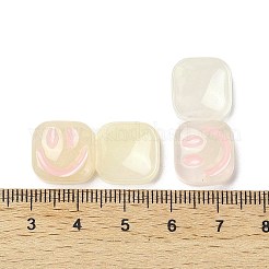 Cabochons décodés en résine&nbsp;RESI-M040-02D