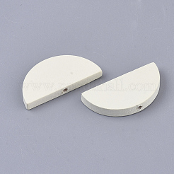 Perles de bois naturel peintes à la bombe&nbsp;X-WOOD-N004-C-01