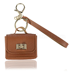 Porte-clés portable en cuir PU&nbsp;FIND-WH20012-89B