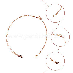 12 Stück 3 Farben 304 Edelstahl Kabelketten Armbandherstellung&nbsp;BJEW-DR0001-03