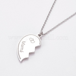 Bijoux pour la fête des mères qui ne ternissent pas&nbsp;NJEW-L155-15P