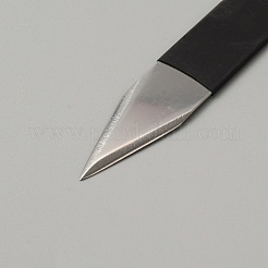 Tonskulpturwerkzeuge aus Edelstahl mit gebogenem und geradem Kopf&nbsp;TOOL-WH0155-15P