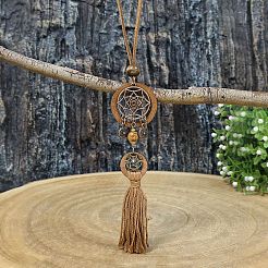 Ensembles de colliers et boucles d'oreilles pendantes en alliage bohème&nbsp;WGBB680-02