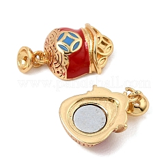 Cierres magnéticos de esmalte de bronce&nbsp;KK-C066-25G