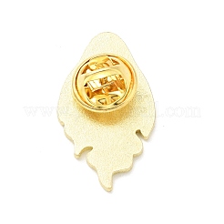 Fantôme avec broche en émail de fleur&nbsp;JEWB-G014-C03