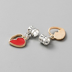 Legierung Emaille europäische baumeln Charms&nbsp;ENAM-TAC0021-01H